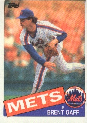 1985 Topps Baseball Cards      546     Brent Gaff